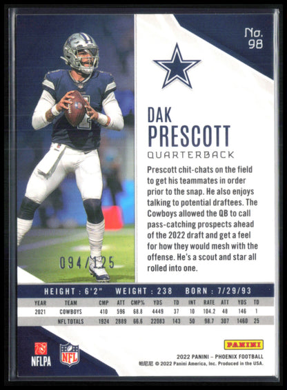 Dak Prescott Purple Prizm /125