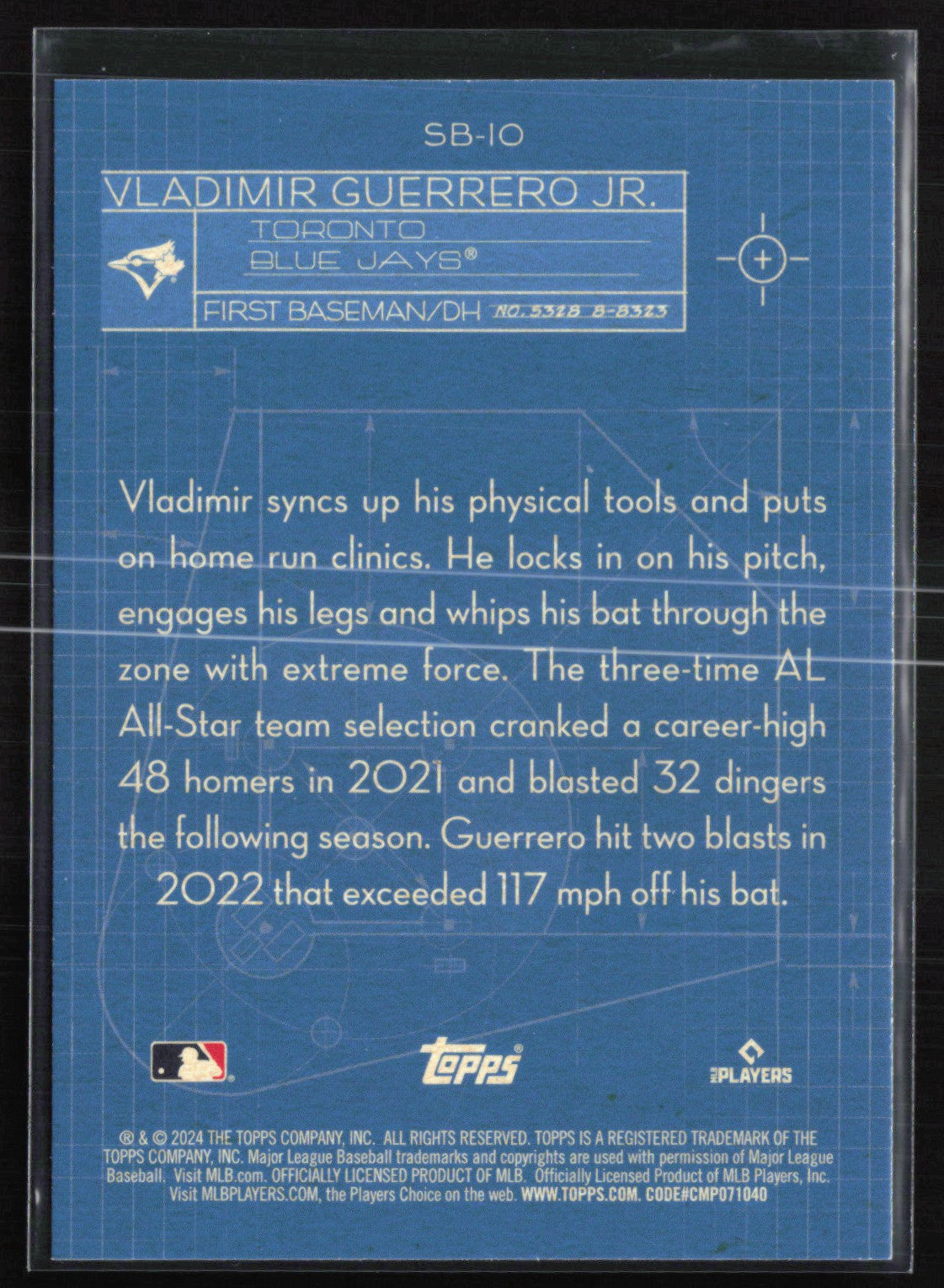 Vladimir Guerrero Jr. Superstar Blueprints