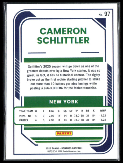 Cameron Schlittler