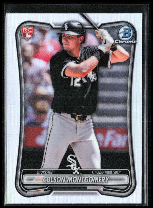 Colson Montgomery RC Red Rookie Logo 2026 Bowman Chrome