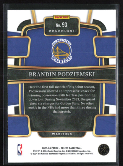 Brandin Podziemski RC