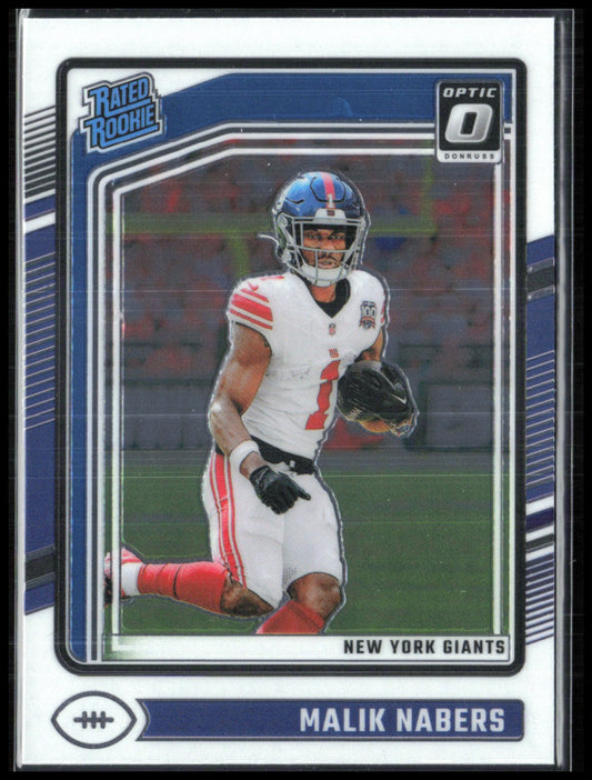 Malik Nabers RC Rated Rookie