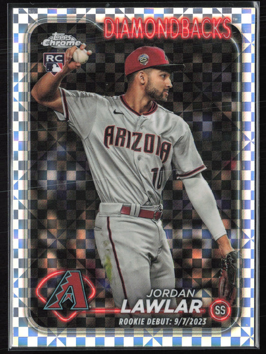 Jordan Lawlar RC Debut X-Fractor