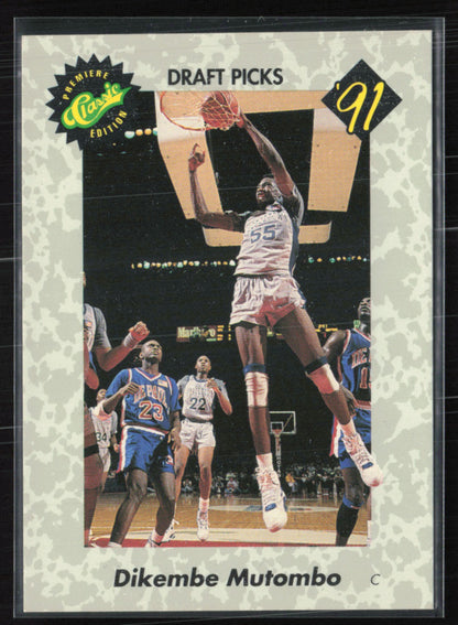 Dikembe Mutombo 1991 Classic Draft Picks