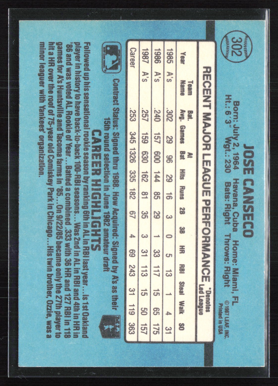 Jose Canseco
