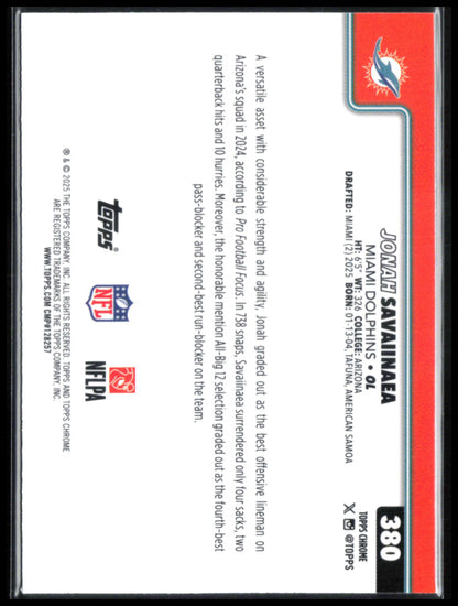 Jonah Savaiinaea RC LIght Blue Wave /299