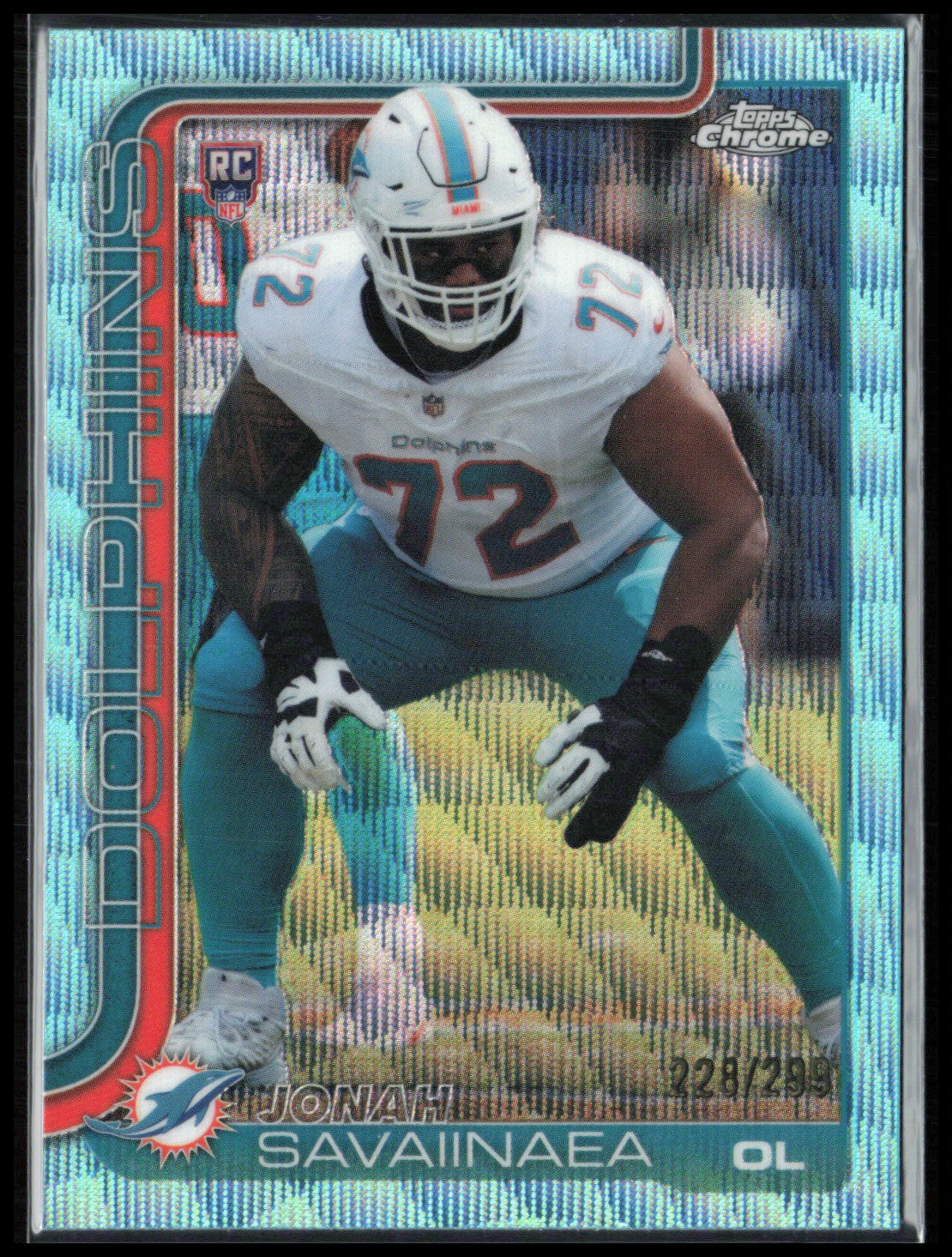 Jonah Savaiinaea RC LIght Blue Wave /299