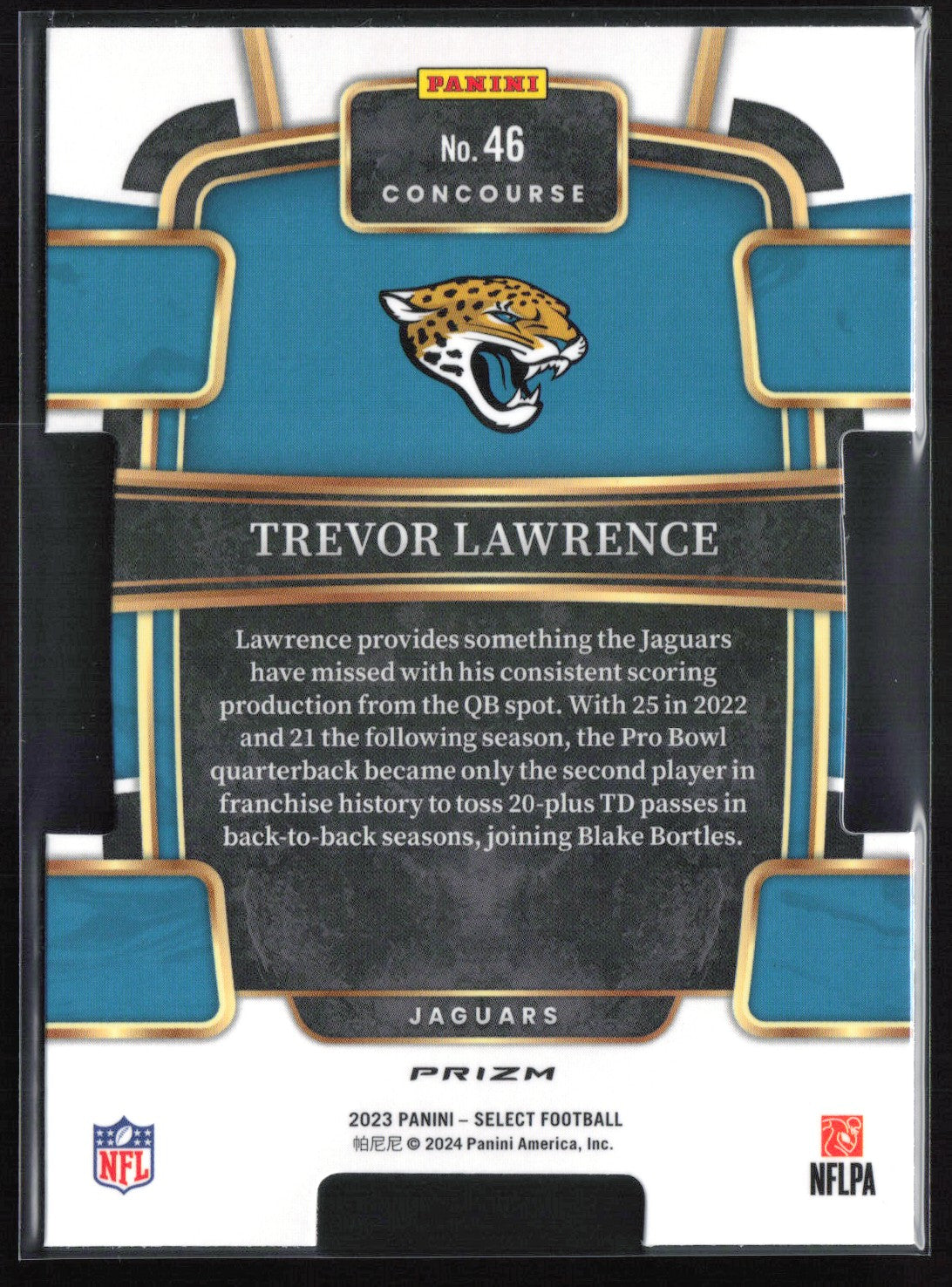 Trevor Lawrence Silver Die-Cut