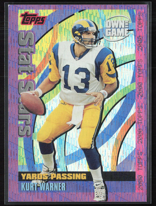 Kurt Warner Stat Stars Own the Game