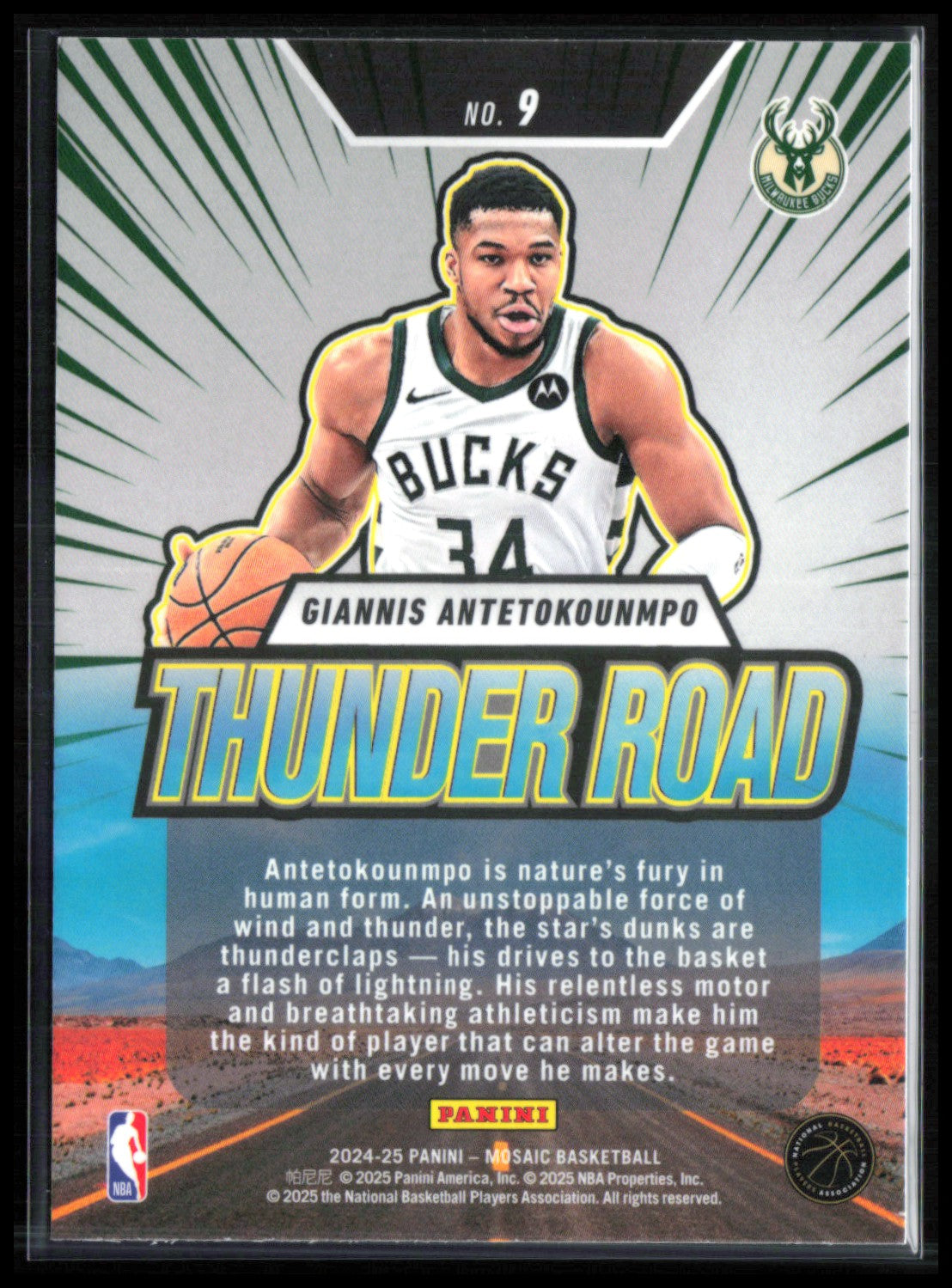 Giannis Antetokounmpo Thunder Road