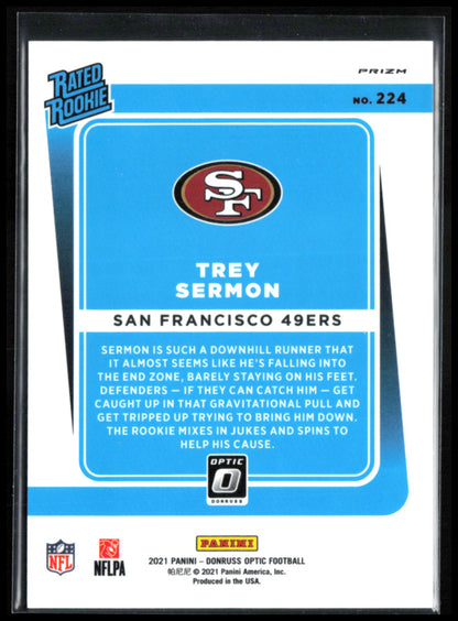 Trey Sermon RC Variation Holo