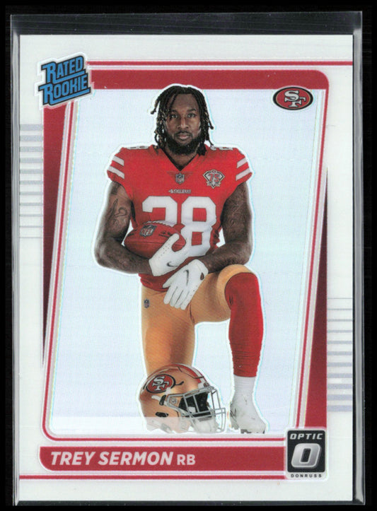 Trey Sermon RC Variation Holo