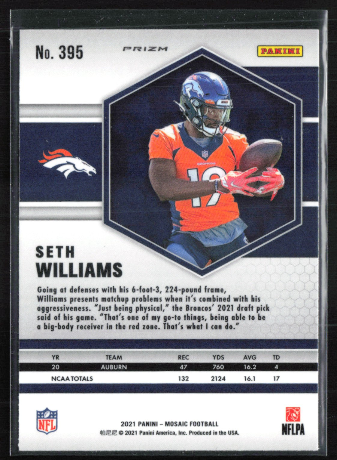 Seth Williams RC Holo