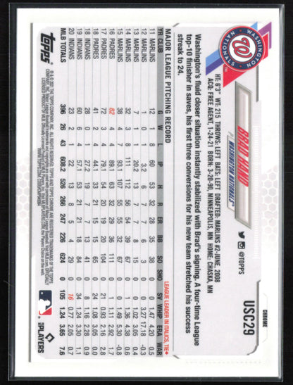 Brad Hand Purple Refractor