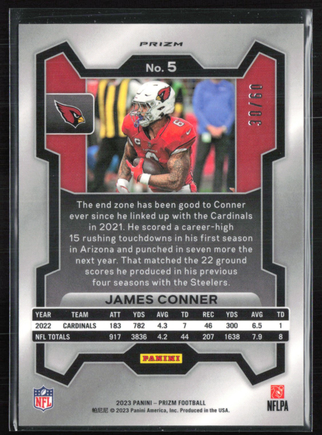 James Conner Orange Wave /60