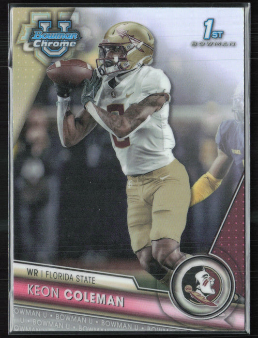 Keon Coleman 1st Bowman Refractor