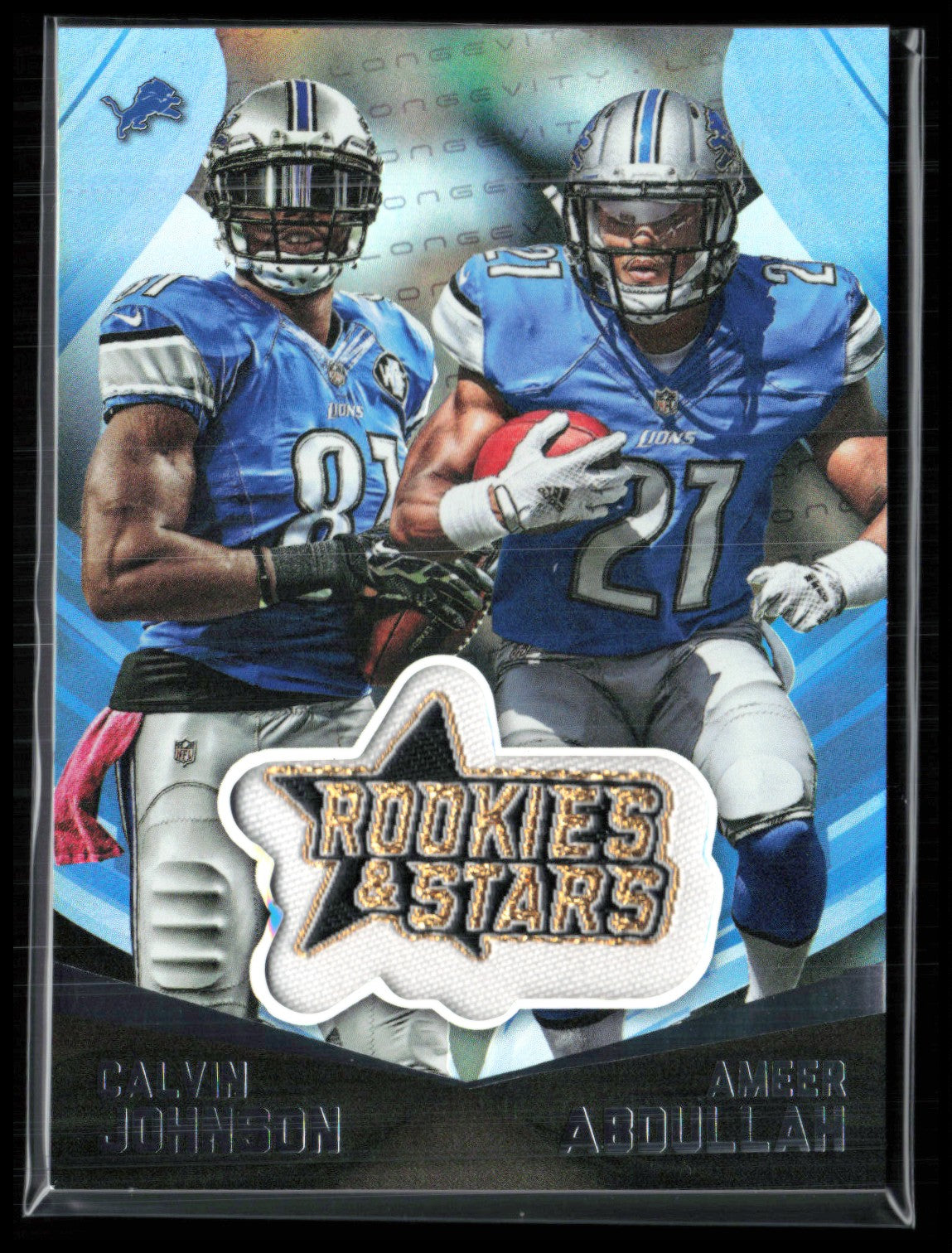 Ameer Abdullah/Calvin Johnson 2015 Rookies & Stars