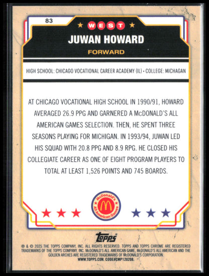 Juwan Howard Blue Raywave