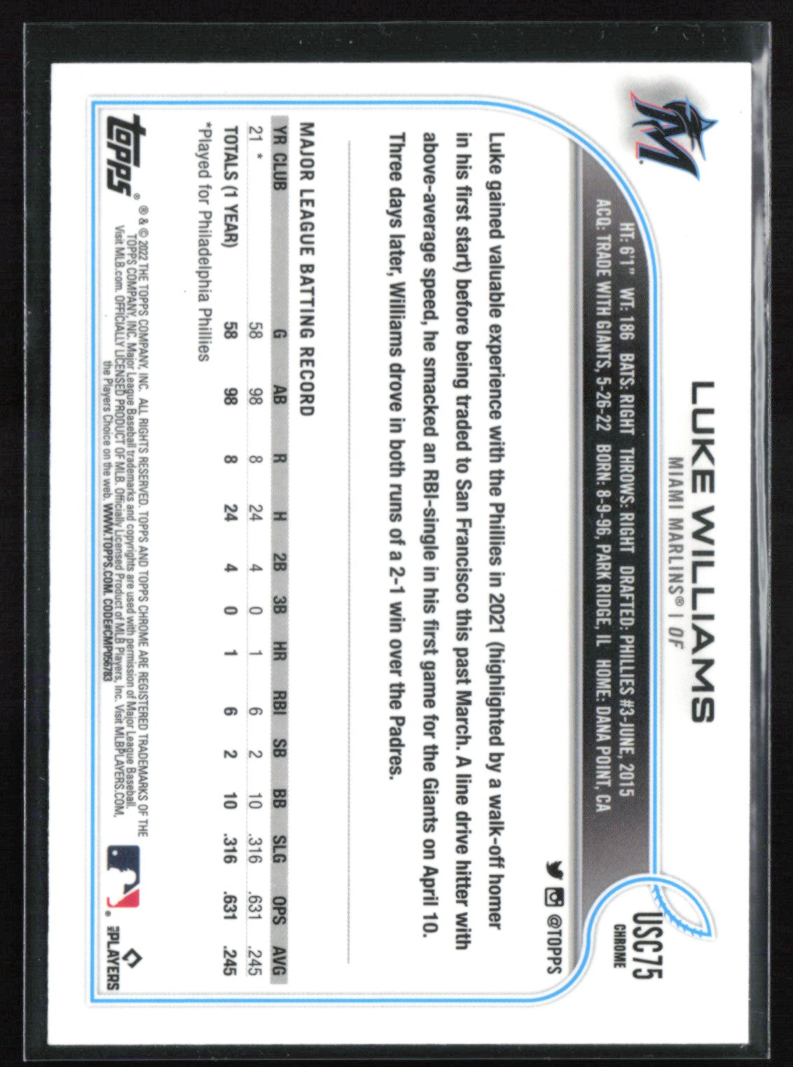Luke Williams RC