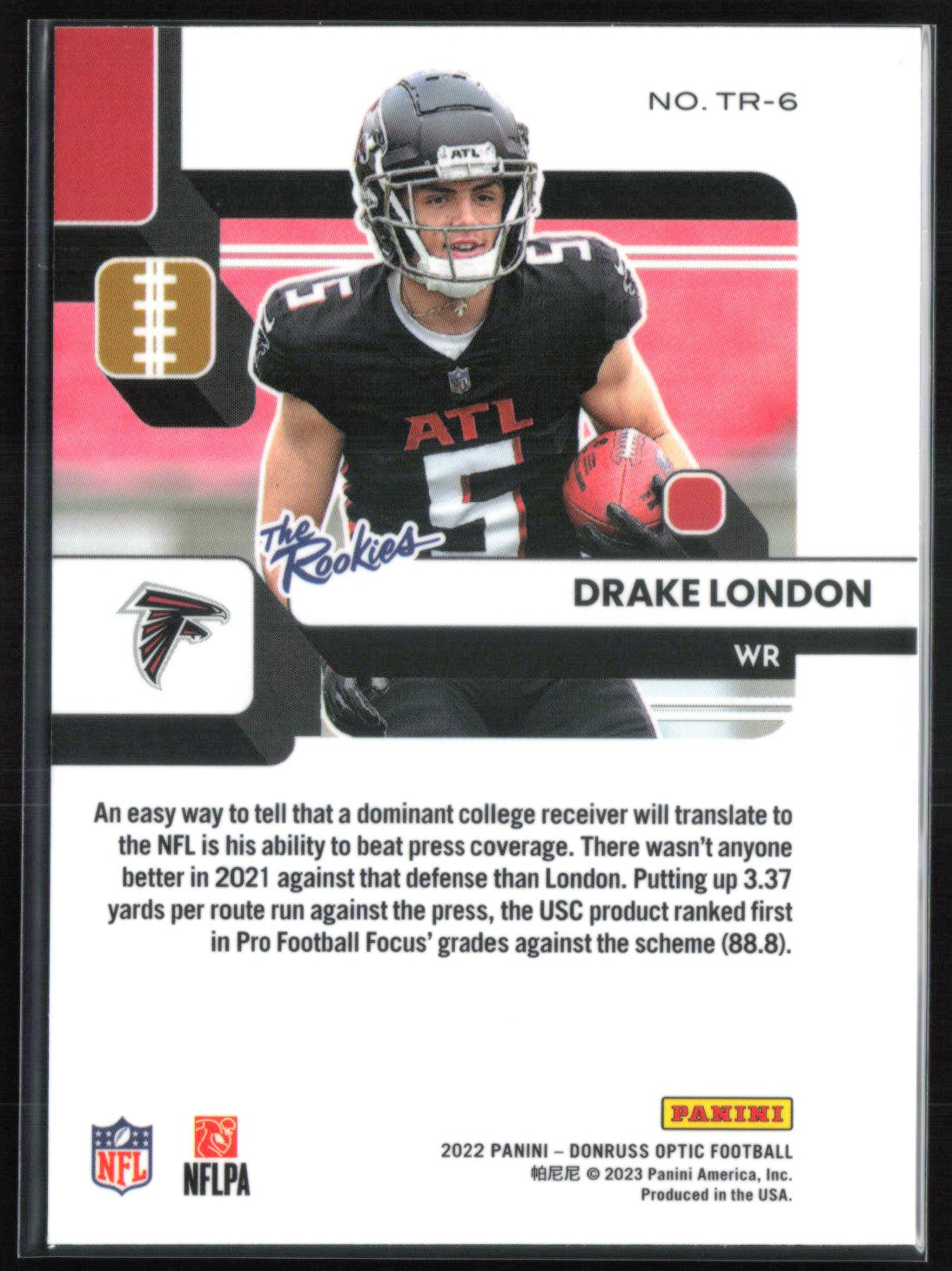 Drake London RC The Rookies