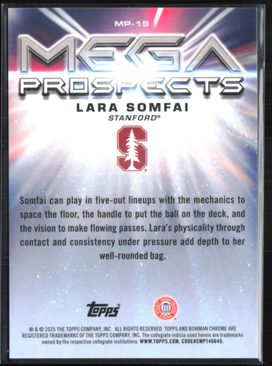 Lara Somfai Mega Prospects Blue Mojo /150
