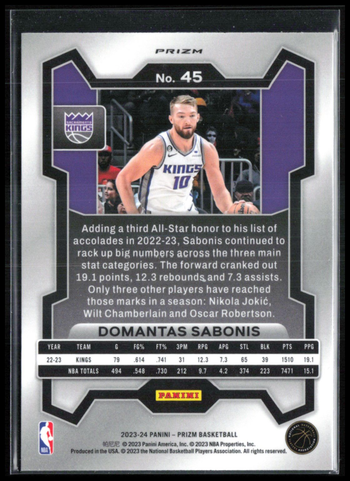 Domantas Sabonis Cracked Ice