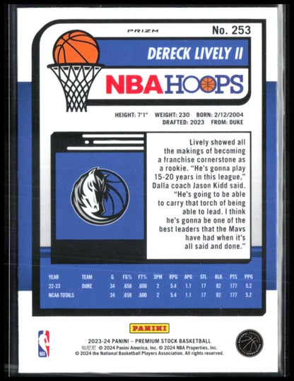 Dereck Lively II RC Silver