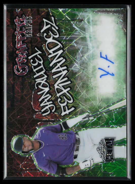 Yanquiel Fernandez Auto /10 Grafitti Graphs