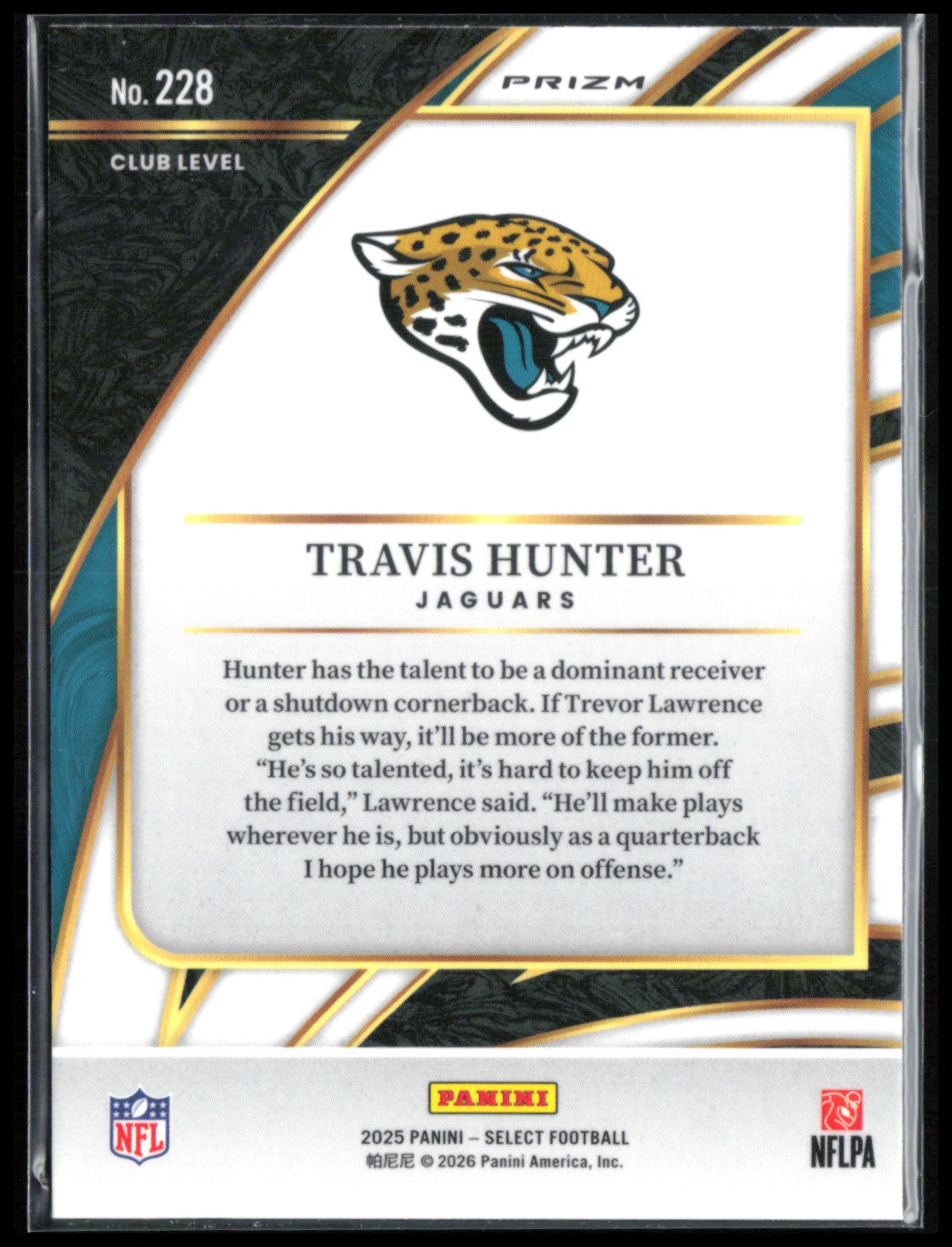 Travis Hunter RC Silver Club Level