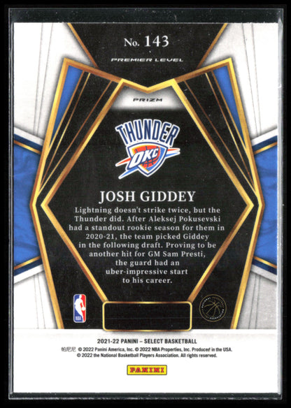 Josh Giddey RC Blue Shimmer