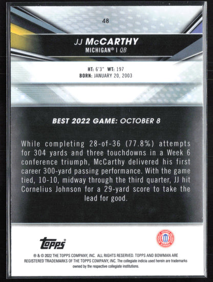 JJ McCarthy