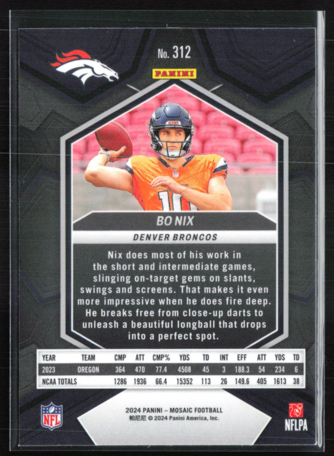 Bo Nix RC