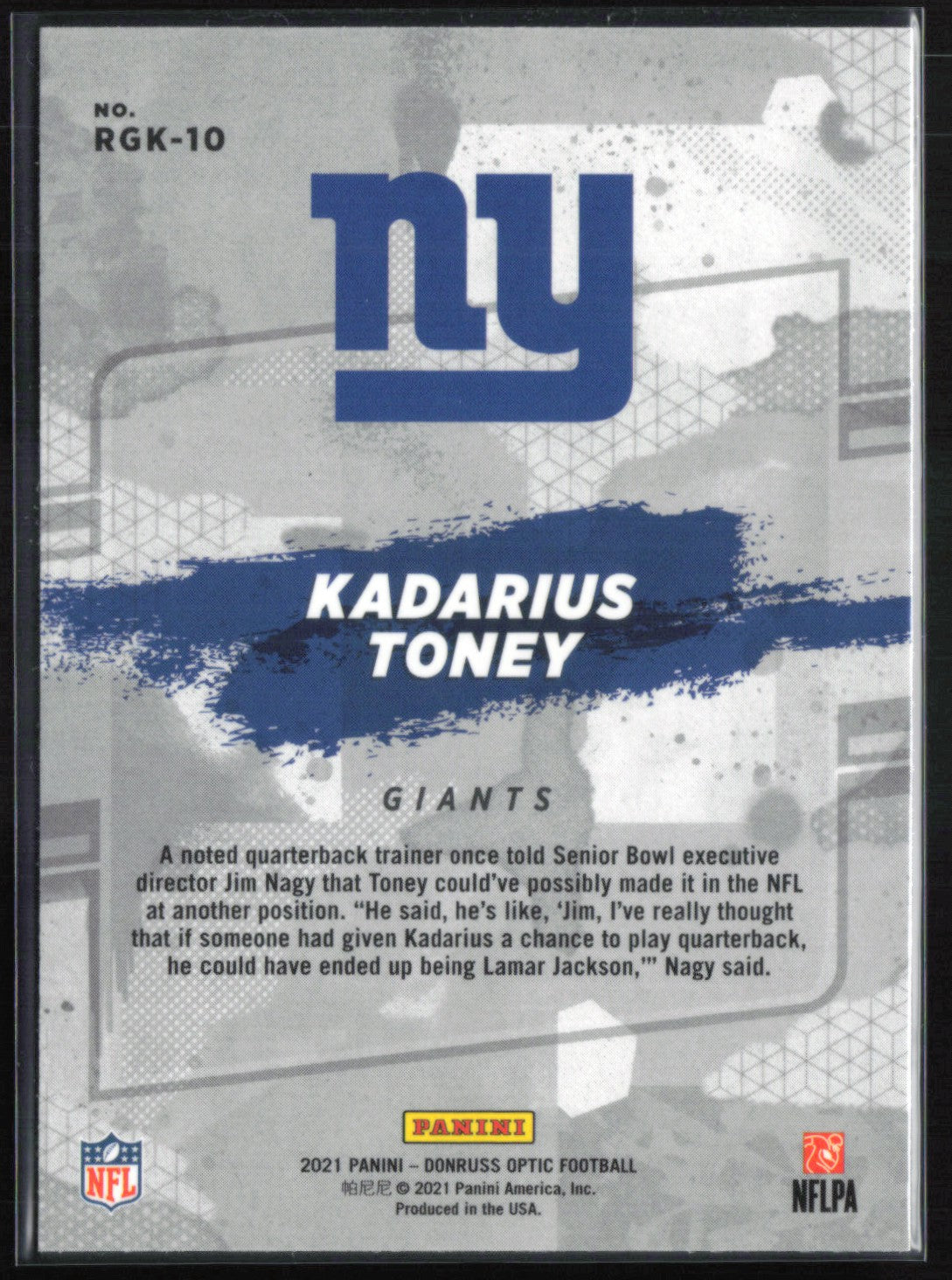 Kadarius Toney RC
