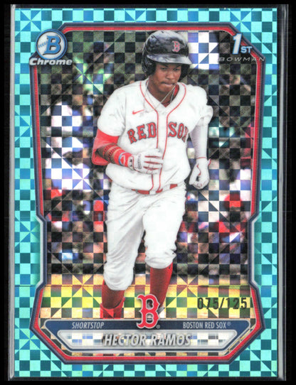 Hector Ramos 1st Bowman Aqua X-Fractor /125