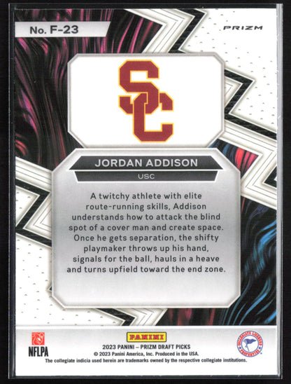Jordan Addison RC Fearless Yellow Ice