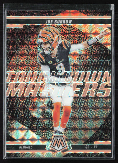 Joe Burrow Orange Mosaic Prizm