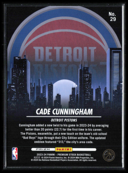 Cade Cunningham City Edition Fast Break