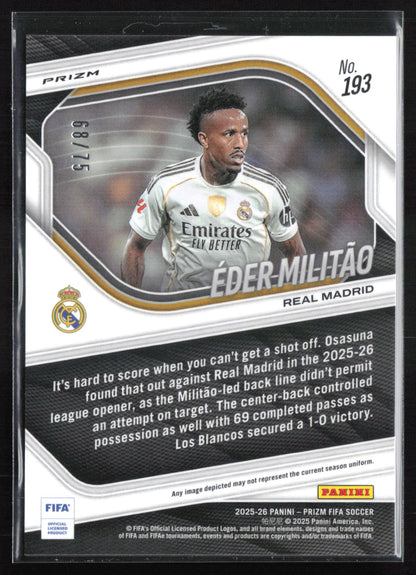 Eder Militao Pink Checker /75