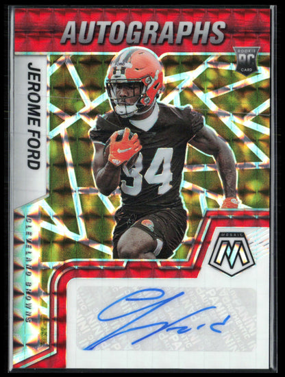 Jerome Ford RC Auto Red Mosaic