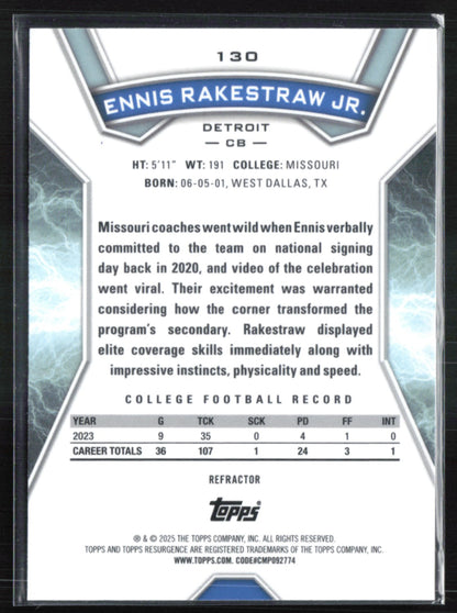 Ennis Rakestraw Jr. RC