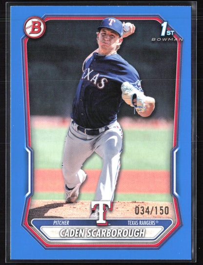 Caden Scarborough 1st Bowman Blue /150