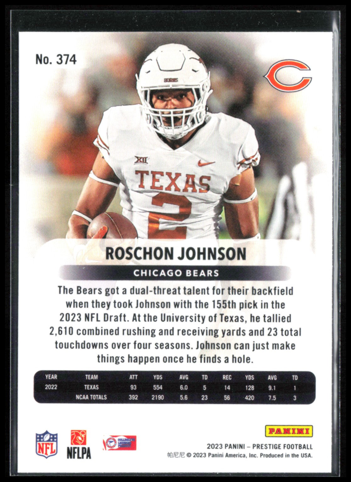 Roschon Johnson RC Xtra Points