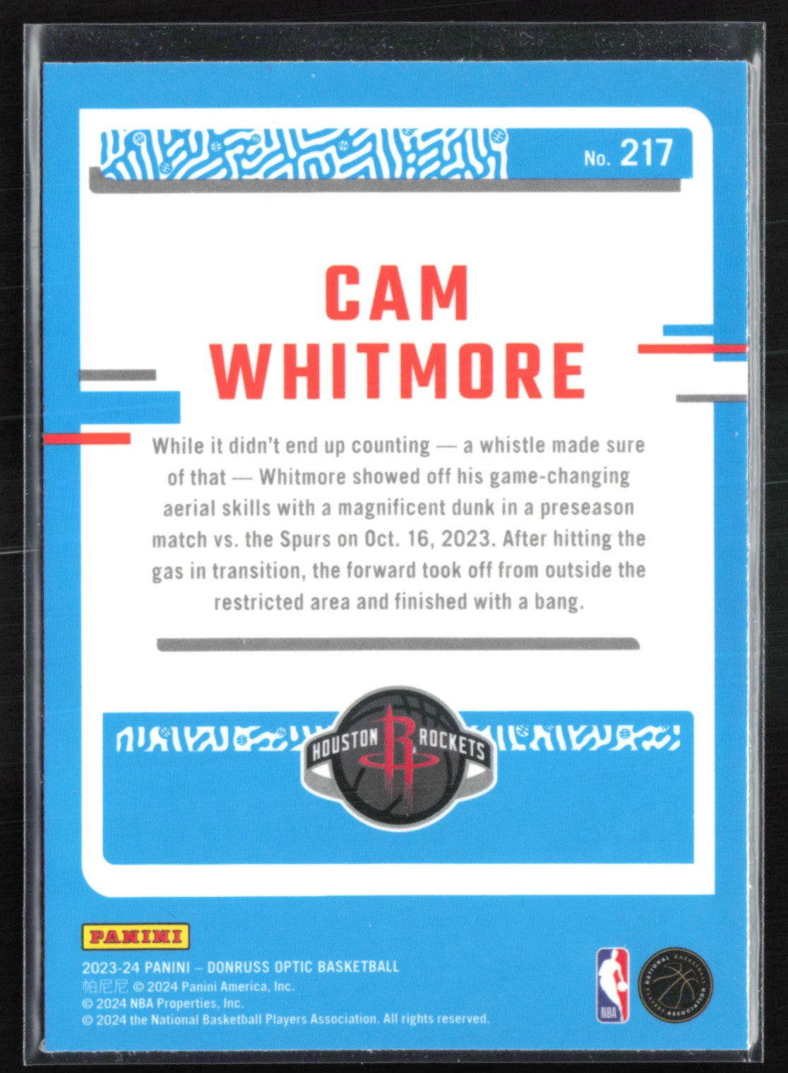 Cam Whitmore RC