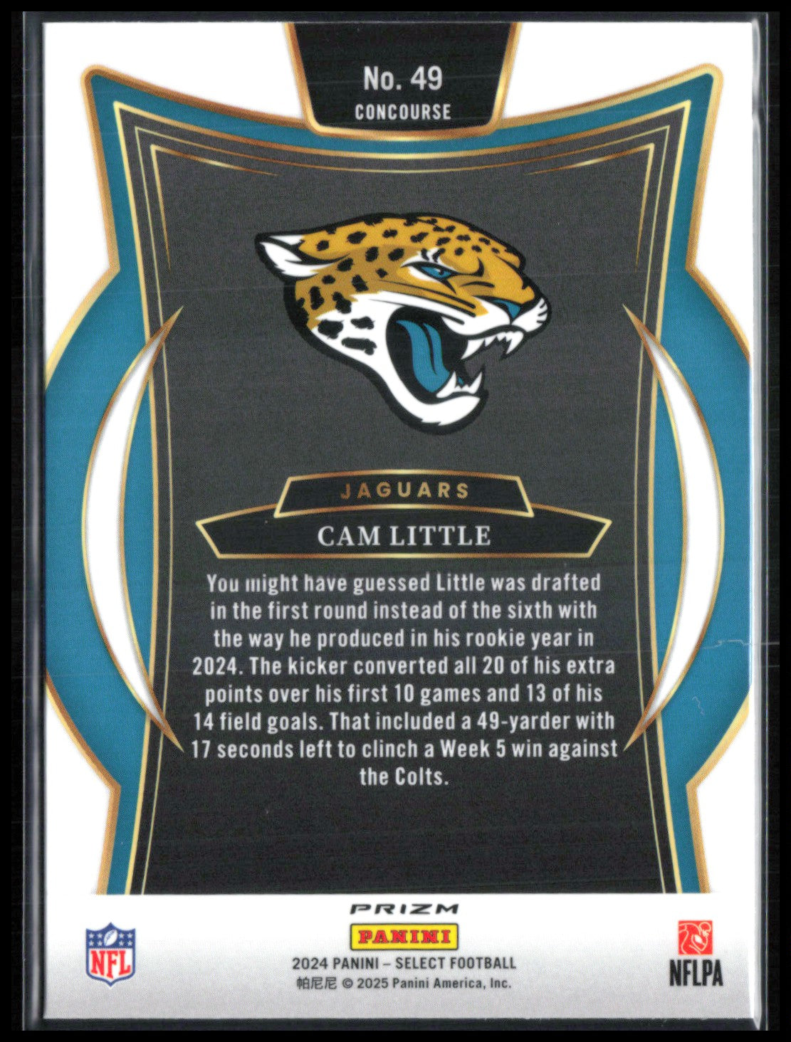 Cam Little RC Gold Black Shock