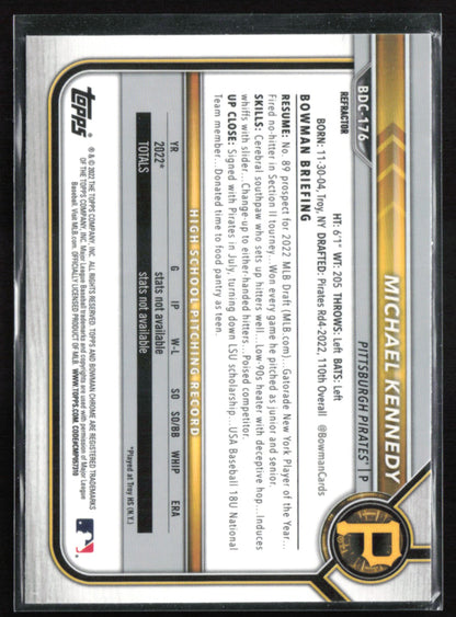 Michael Kennedy 1st Bowman Refractor