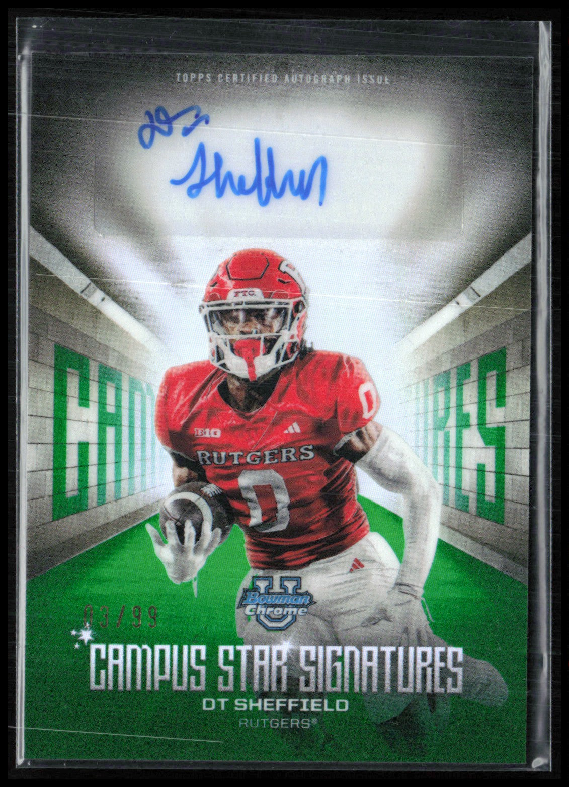 DT Sheffield Auto /99 Green Refractor