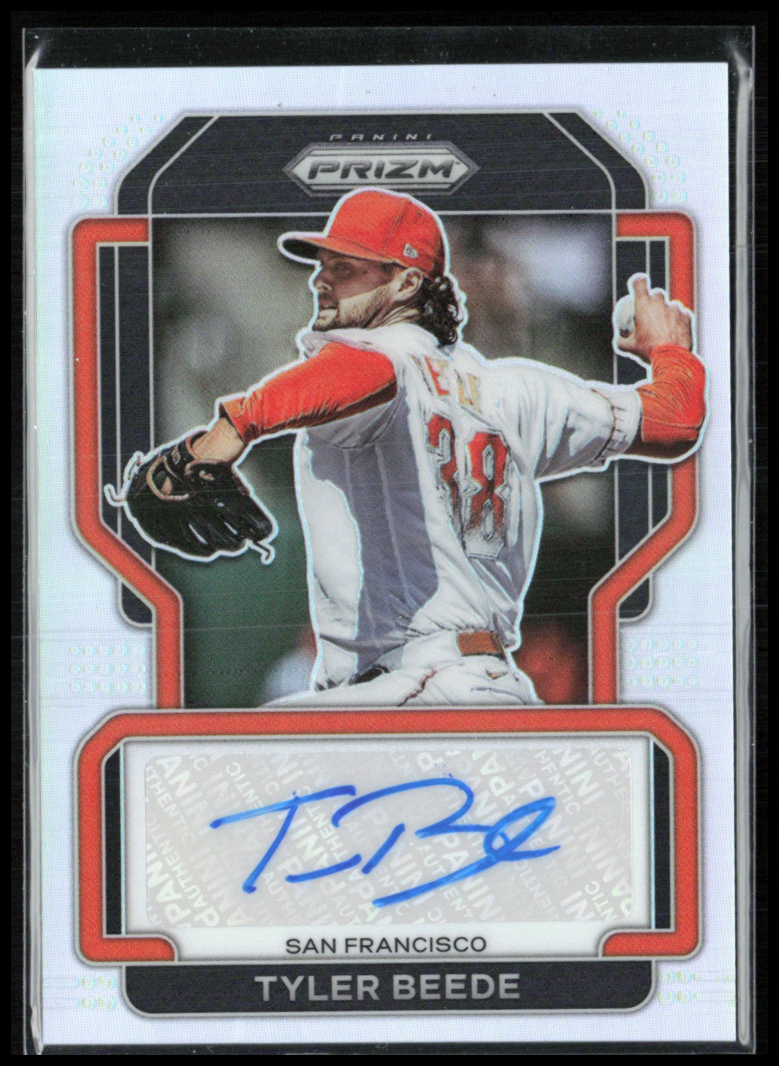 Tyler Beede Auto Silver Prizm
