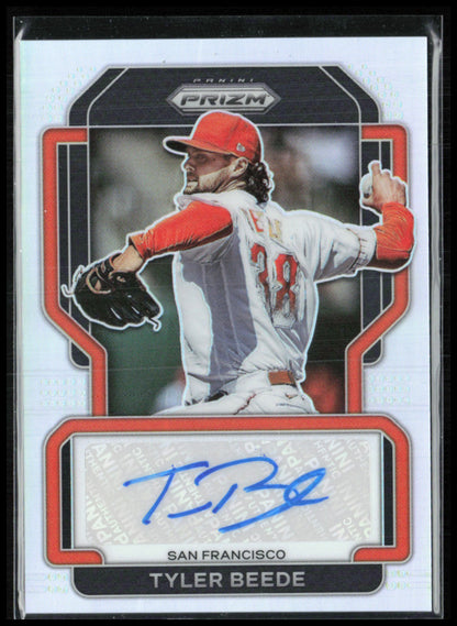 Tyler Beede Auto Silver Prizm