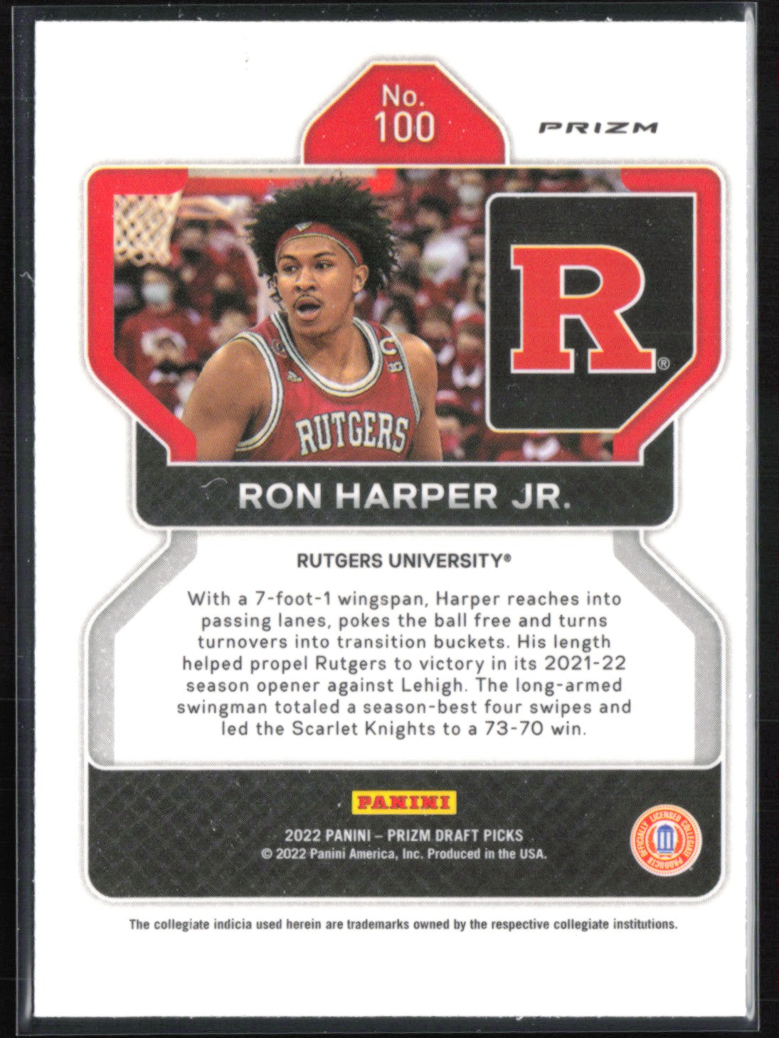 Ron Harper Jr. RC Purple Wave