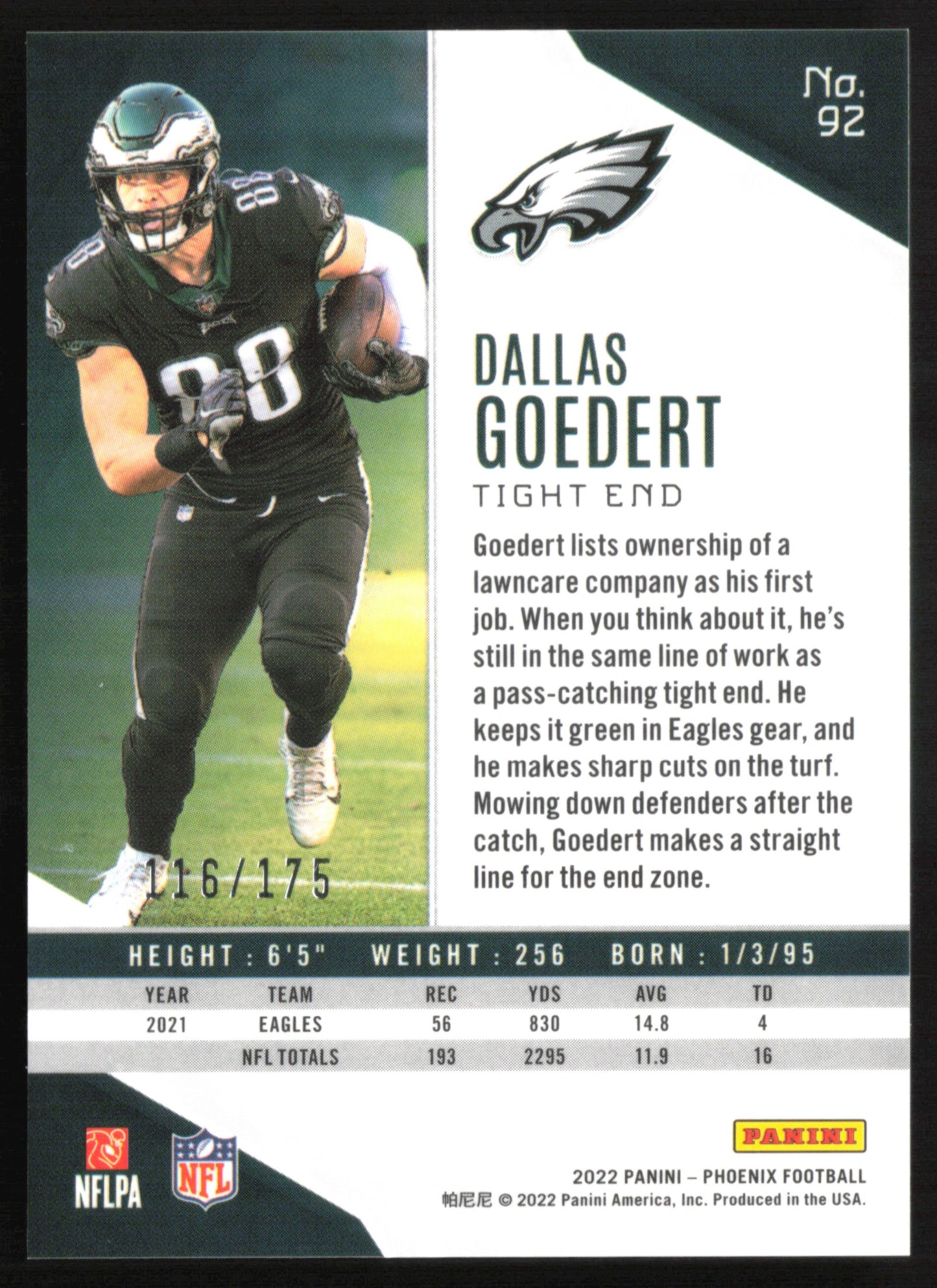 Dallas Goedert /175 Lava